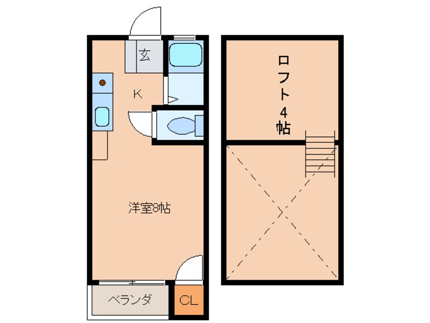 間取図 ビクトリー白木原