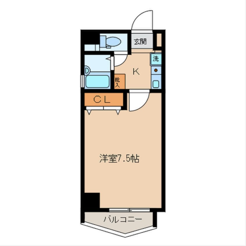 間取図 九州鴻池ビル