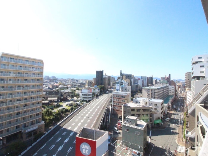 室内からの展望 九州鴻池ビル