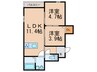ＣＨＲＯＮＯ桜並木 2LDKの間取り