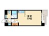 カーサ箱崎 1Rの間取り