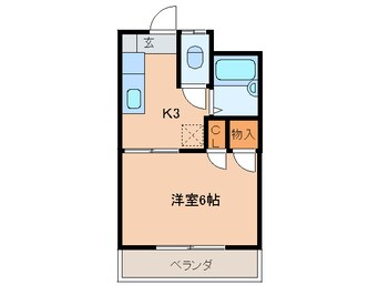 間取図 ゆにはコーポかなだ　１