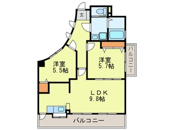 間取図 チェントロ・ジャルディーノ