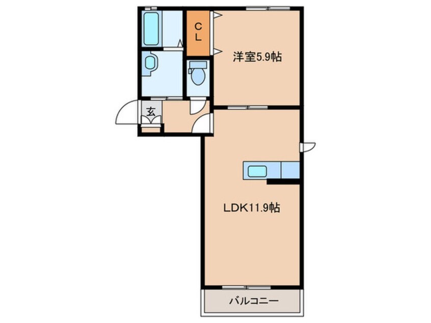 間取図 ソレイユたかみねの里