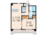 サニーヴィラ 1LDKの間取り