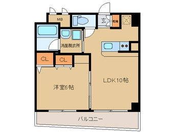 間取図 ビュークレスト大濠