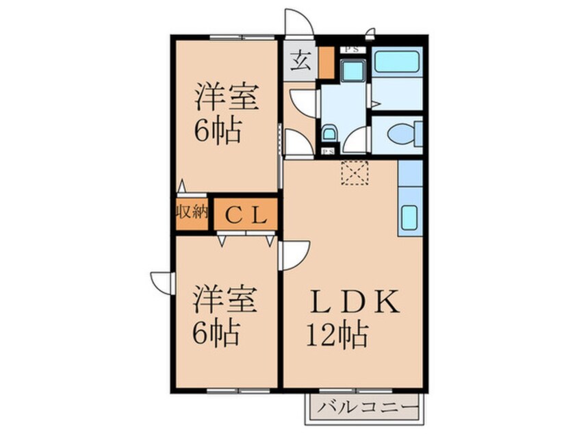 間取図 フローラル舞　Ⅰ