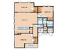 S-RESIDENCE平尾WEST 3LDKの間取り