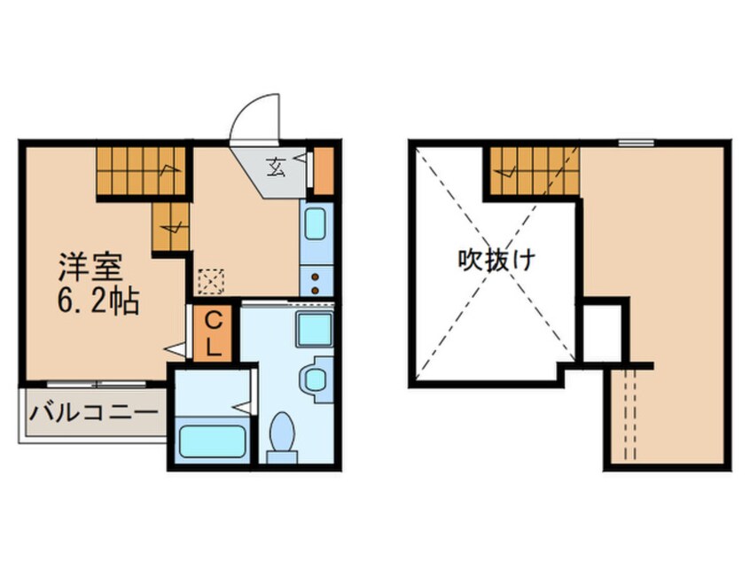 間取図 Les Mayu 今宿