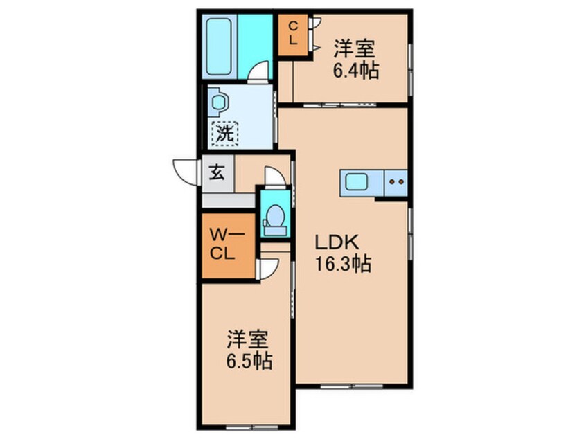 間取図 クレスティーク