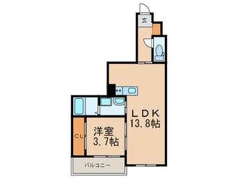 間取図 ロイズ土井南