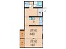 ハラケン八千代町101貸家 2Kの間取り