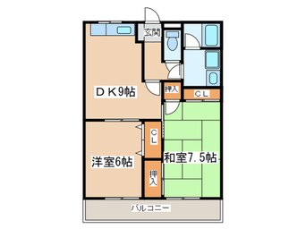 間取図 アイランドベール観世