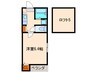 リバーＪＯＹ室見 1Kの間取り
