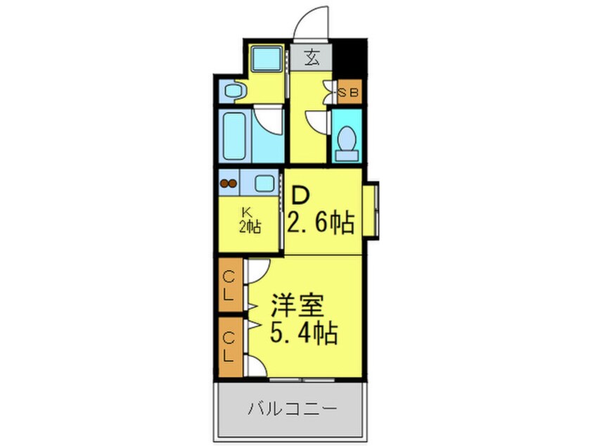 間取図 オーキッドレジデンス上呉服