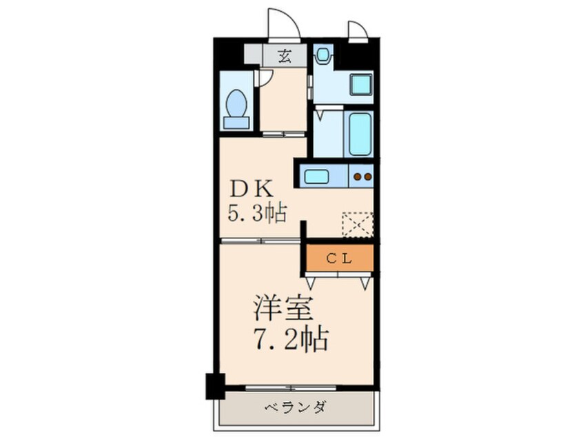 間取図 エス･テイト 守恒