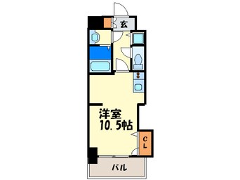 間取図 アクアシティ日赤通りⅡ(303)