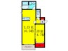 Ｃｌａｒｔｖｉｌｌａ博多南 1LDKの間取り