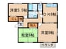 メンバ－ズタウン光貞台 3DKの間取り