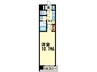 クレイン向野 1Kの間取り