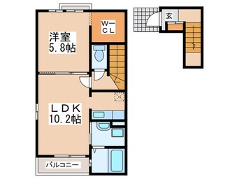 間取図 コスモコーポＣ