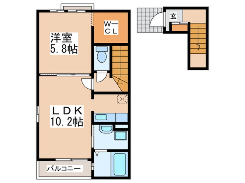 間取図 コスモコーポＣ