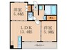 ダ　ヴインチ　Ⅴ 2LDKの間取り