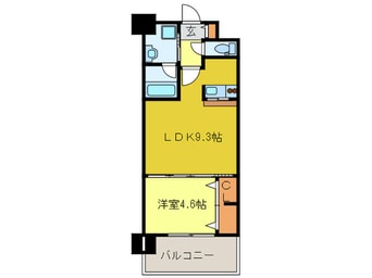 間取図 エンクレスト六本松Ⅲ(802)