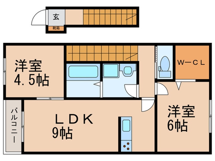 間取り図 サンハイム浜町Ⅱ