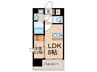 MODERN PALAZZO 美野島NEURO 1LDKの間取り