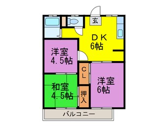 間取図 ル・コンフォ－ル