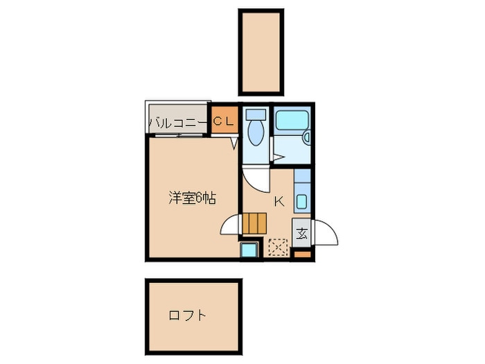 間取り図 コンフォートベネフィス姪浜４