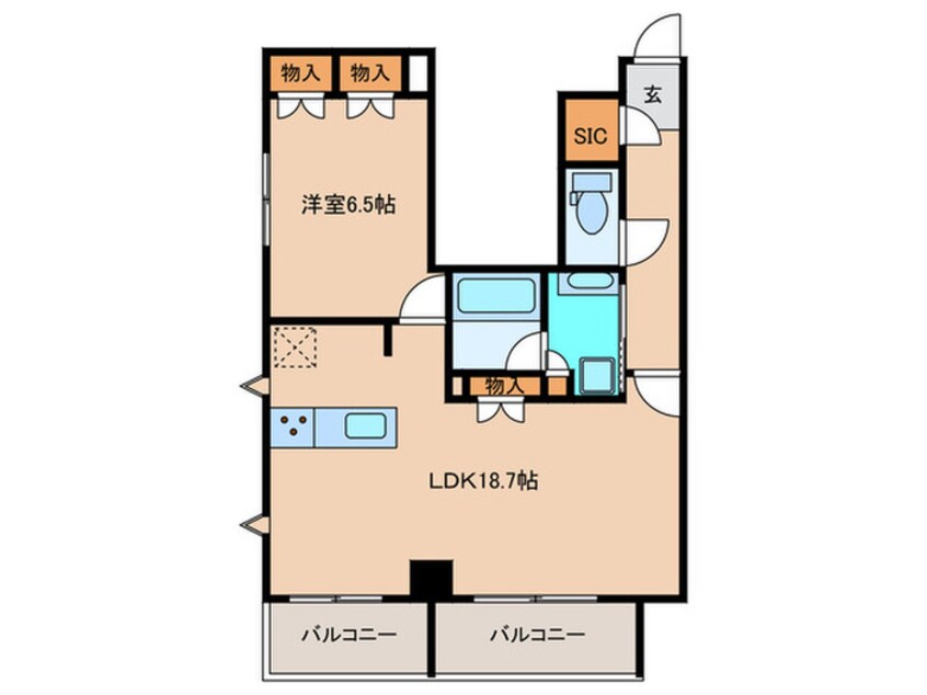 間取図 シリウス大濠