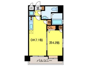 間取図 ドゥーエ平尾