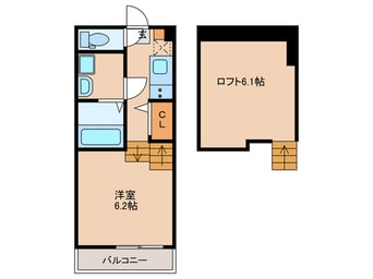 間取図 グランビル箱崎