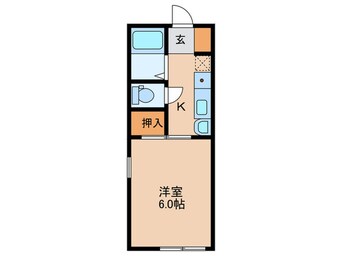 間取図 セリバテール東谷山Ｉ