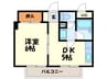 石井ビル 1DKの間取り
