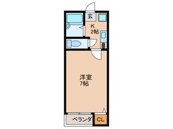 間取図 リテラ平尾イースト