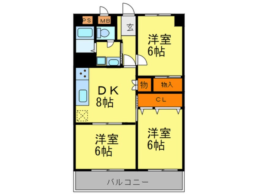 間取図 ひがしビル