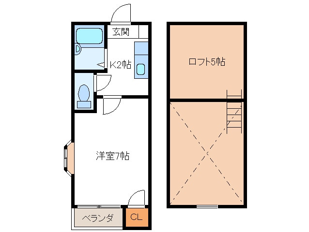 間取り図 コスモシャトー