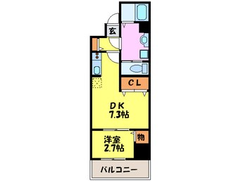 間取図 グランフォ－レ薬院南