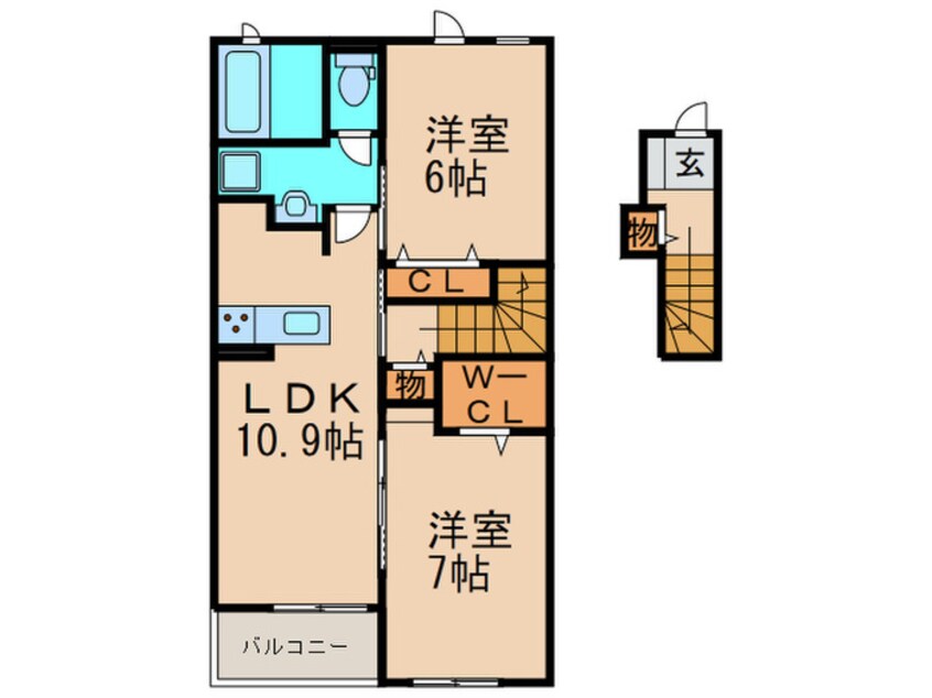 間取図 アミティエⅠ