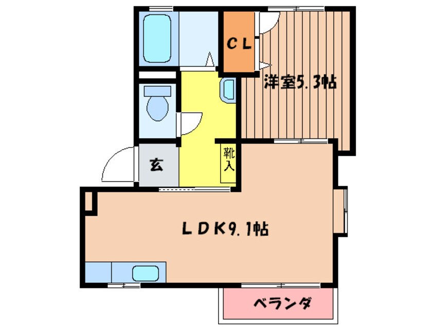 間取図 メゾン・ド・ミニヨン