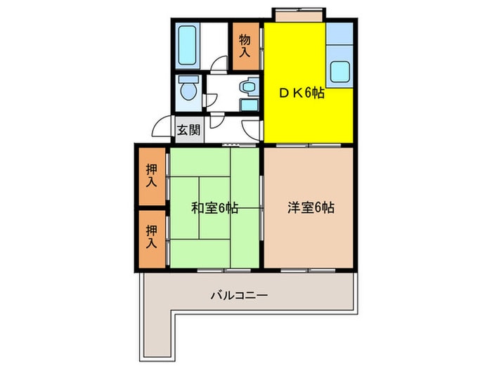間取り図 パークサイドハイツ