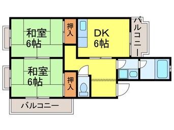 間取図 パークサイドハイツ