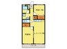 大産桜坂マンション 2LDKの間取り