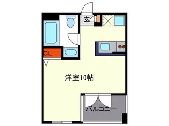 間取図 オーテモンウェルリバーテラス