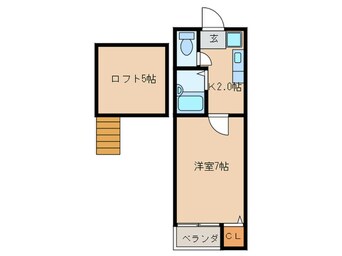 間取図 ベルチャ－ズ吉塚