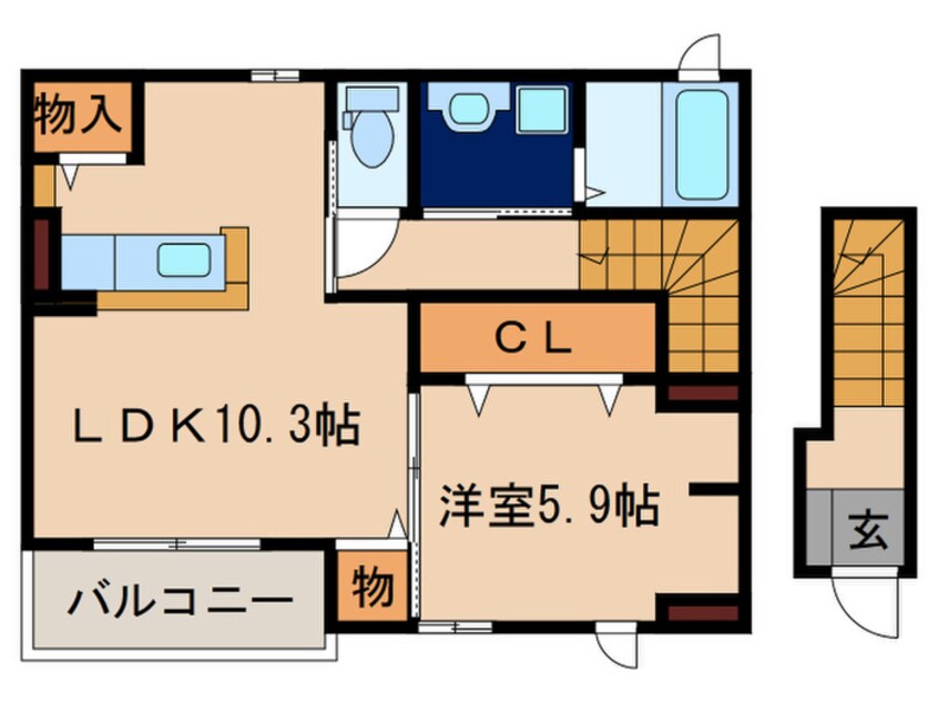 間取図 ビオラハウスⅠ