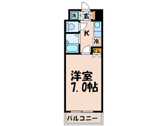 間取図 サンスカイ北天神